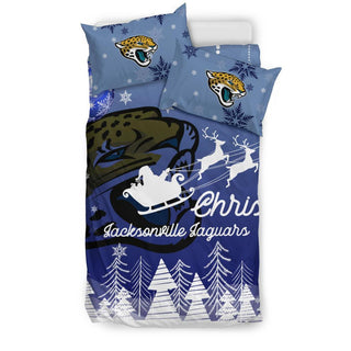 Merry Christmas Gift Jacksonville Jaguars Bedding Sets Pro Shop