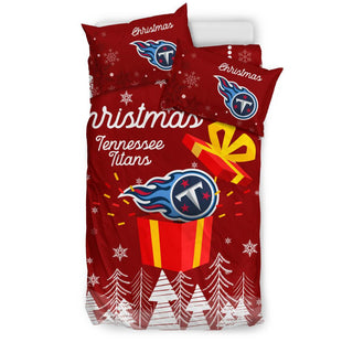 Merry Xmas Gift Tennessee Titans Bedding Sets Pro Shop