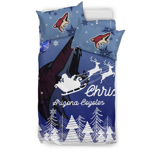 Merry Christmas Gift Arizona Coyotes Bedding Sets Pro Shop