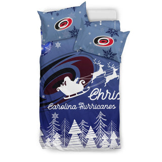 Merry Christmas Gift Carolina Hurricanes Bedding Sets Pro Shop