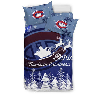 Merry Christmas Gift Montreal Canadiens Bedding Sets Pro Shop