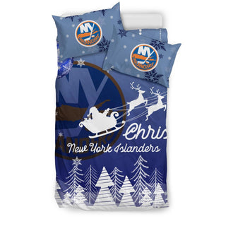 Merry Christmas Gift New York Islanders Bedding Sets Pro Shop