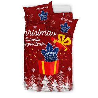 Merry Xmas Gift Toronto Maple Leafs Bedding Sets Pro Shop