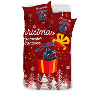 Merry Xmas Gift Vancouver Canucks Bedding Sets Pro Shop