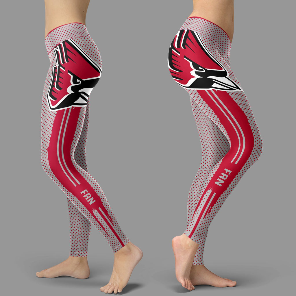 Charming Lovely Fashion Ball State Cardinals Leggings