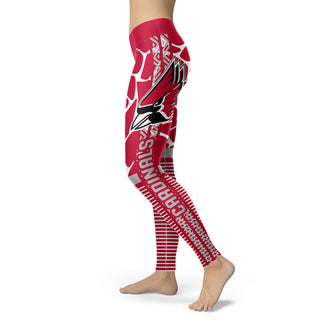 Awesome Light Attractive Ball State Cardinals Leggings
