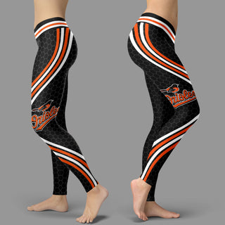 Black Curve Baltimore Orioles Leggings