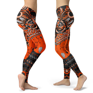 Boho Baltimore Orioles Leggings With Fantastic Art