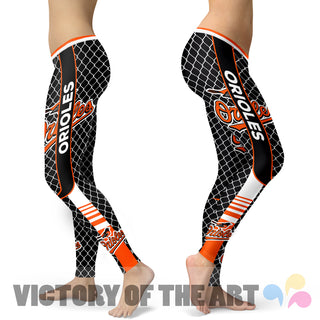 Amazing Line Circle Stylish Fashion Baltimore Orioles Leggings