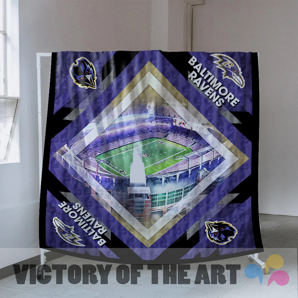 Pro Baltimore Ravens Stadium Quilt For Fan