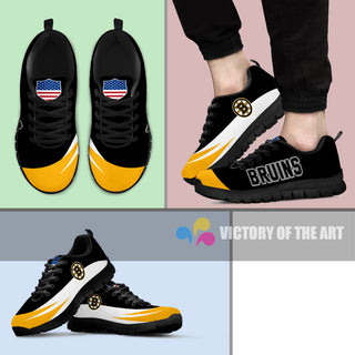 Special Gift Logo Boston Bruins Sneakers