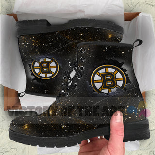 Art Scratch Mystery Boston Bruins Boots