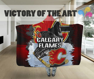 Special Edition Calgary Flames Home Field Advantage Hooded Blanket