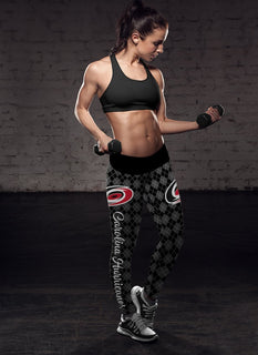 Cosy Seamless Colorful Carolina Hurricanes Leggings