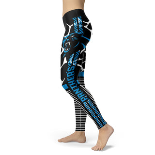 Awesome Light Attractive Carolina Panthers Leggings