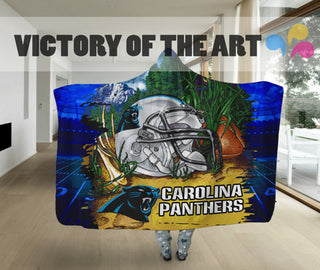 Special Edition Carolina Panthers Home Field Advantage Hooded Blanket