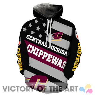 American Stars Proud Of Central Michigan Chippewas Hoodie