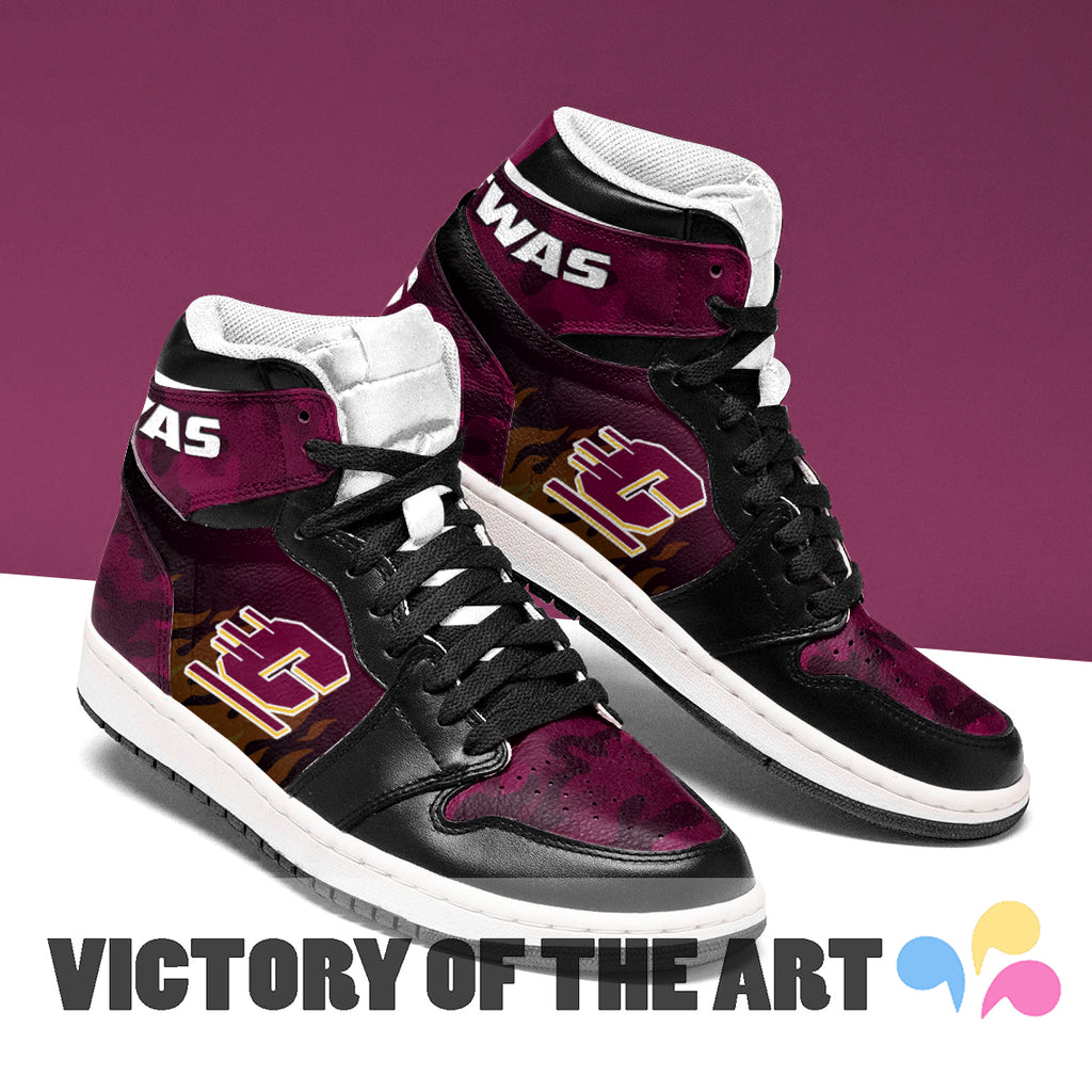 Pro Shop Camo Logo Central Michigan Chippewas Jordan Sneakers