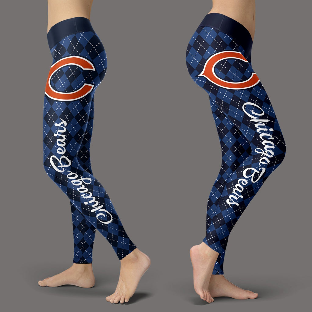Cosy Seamless Colorful Chicago Bears Leggings