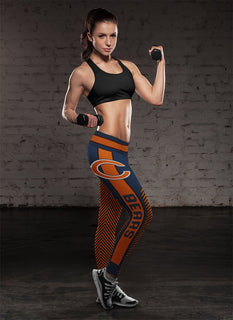 Colorful Gorgeous Fitting Fabulous Chicago Bears Leggings