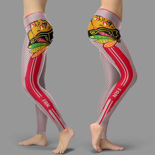 Charming Lovely Fashion Chicago Blackhawks Leggings