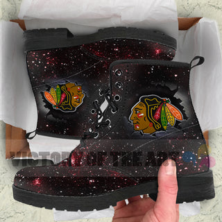 Art Scratch Mystery Chicago Blackhawks Boots