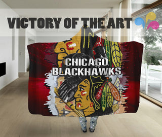Special Edition Chicago Blackhawks Home Field Advantage Hooded Blanket