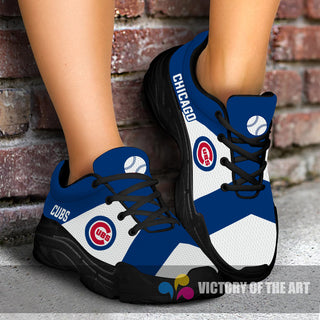 Pro Shop Logo Chicago Cubs Chunky Sneakers