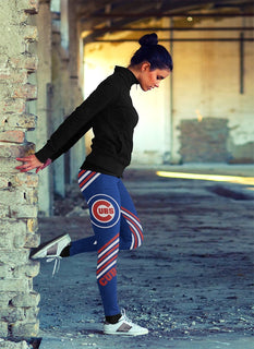 The Beautiful Attractive Chicago Cubs Leggings