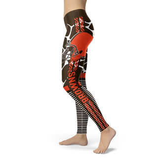 Awesome Light Attractive Cleveland Browns Leggings