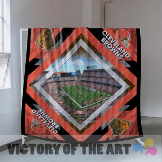 Pro Cleveland Browns Stadium Quilt For Fan