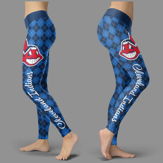 Cosy Seamless Colorful Cleveland Indians Leggings