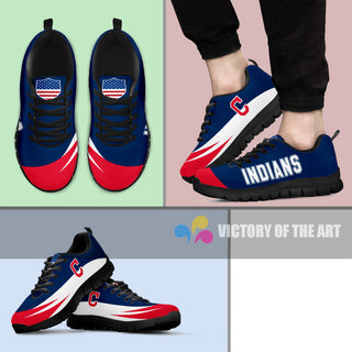 Special Gift Logo Cleveland Indians Sneakers