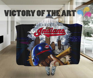 Special Edition Cleveland Indians Home Field Advantage Hooded Blanket