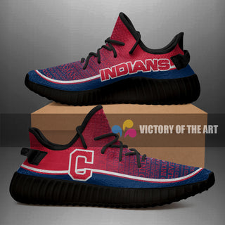 Words In Line Logo Cleveland Indians Yeezy Shoes