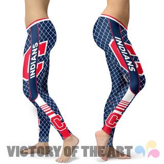 Amazing Line Circle Stylish Fashion Cleveland Indians Leggings