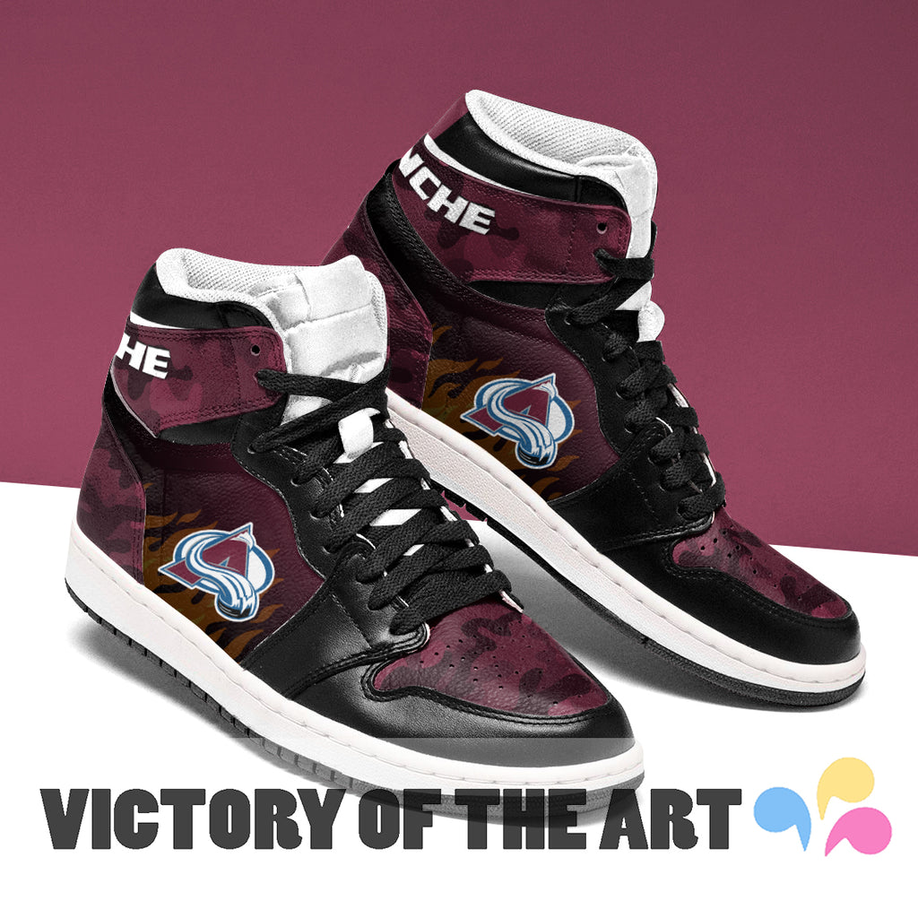 Pro Shop Camo Logo Colorado Avalanche Jordan Sneakers