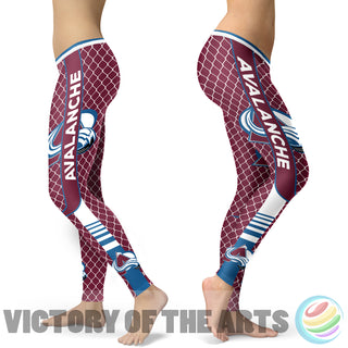 Amazing Line Circle Stylish Fashion Colorado Avalanche Leggings