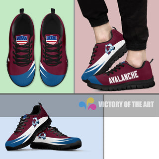 Special Gift Logo Colorado Avalanche Sneakers