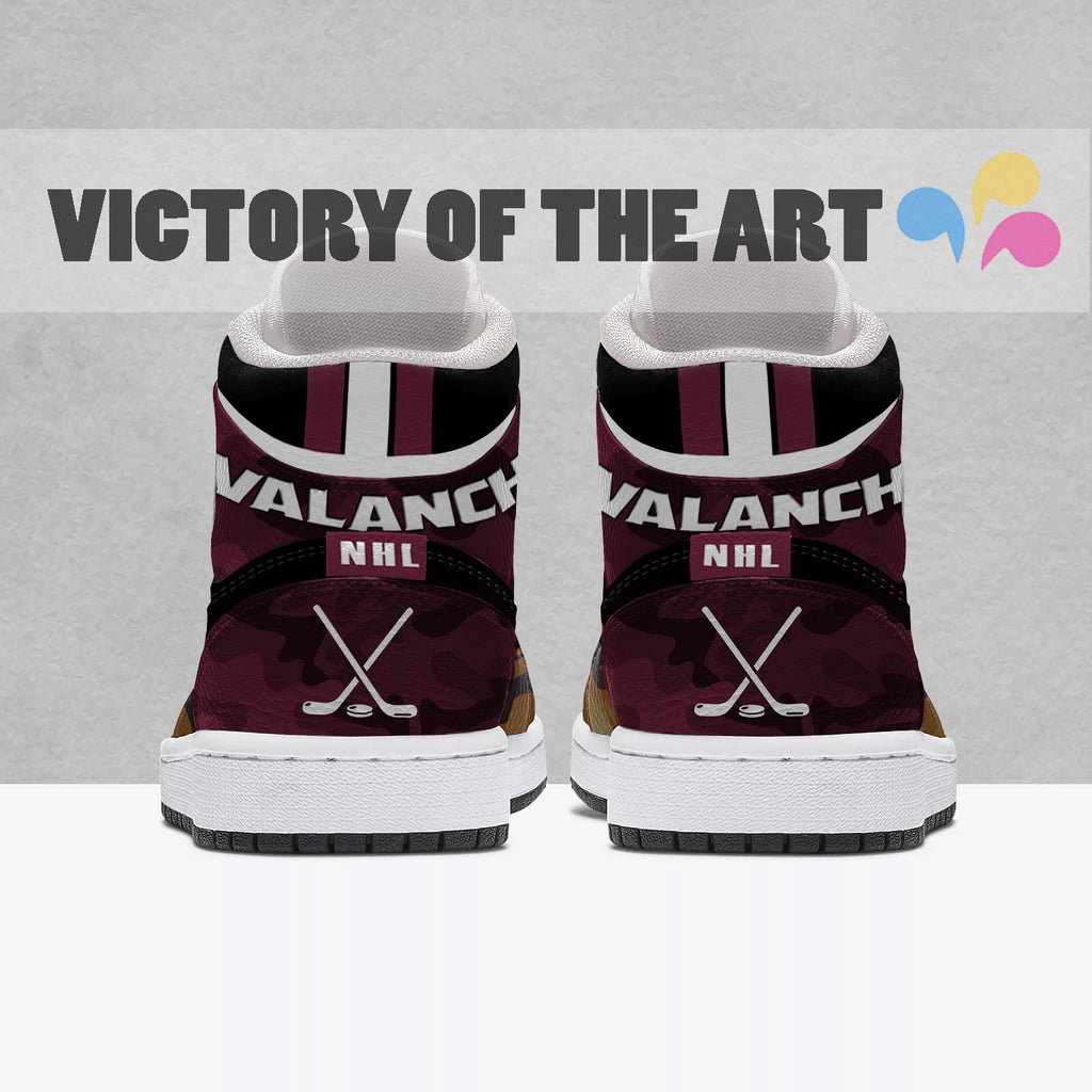Pro Shop Camo Logo Colorado Avalanche Jordan Sneakers