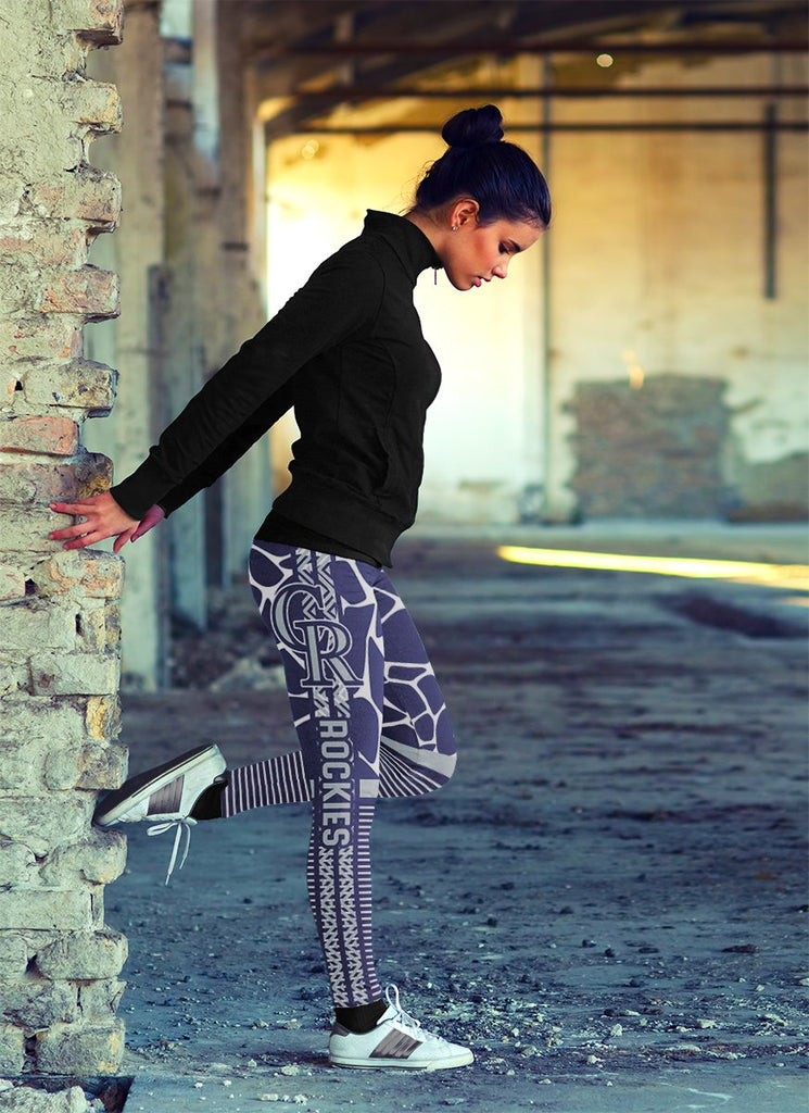 Awesome Light Attractive Colorado Rockies Leggings