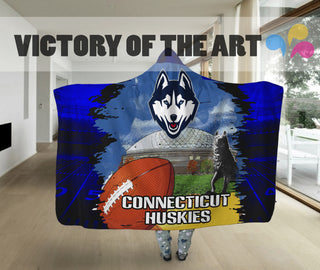 Special Edition Connecticut Huskies Home Field Advantage Hooded Blanket