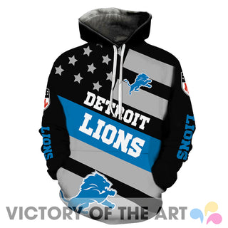 American Stars Proud Of Detroit Lions Hoodie