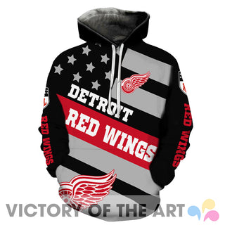 American Stars Proud Of Detroit Red Wings Hoodie