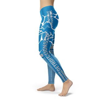 Awesome Light Attractive Detroit Lions Leggings