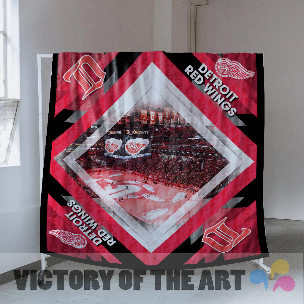 Pro Detroit Red Wings Stadium Quilt For Fan