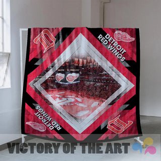 Pro Detroit Red Wings Stadium Quilt For Fan