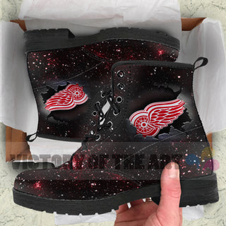Art Scratch Mystery Detroit Red Wings Boots
