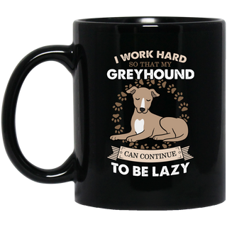 My Greyhound Lazy