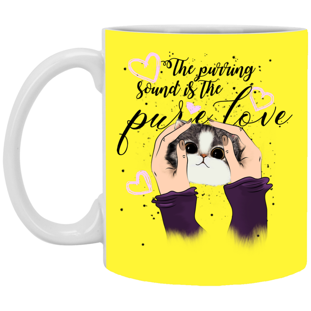 The Purring Sound Is The Pure Love Cat Mugs
